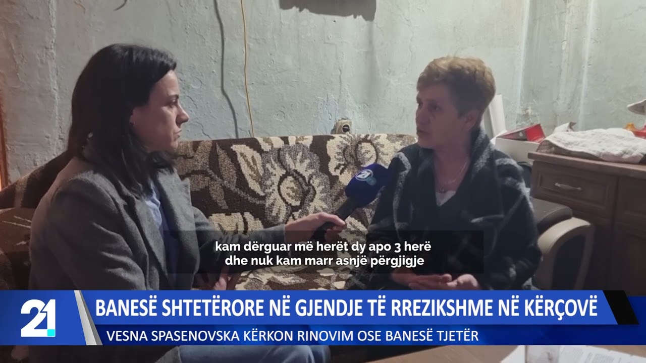 Banesë shtetërore në gjendje të rrezikshme në Kërçovë! Vesna Spasenovska kërkon rinovim