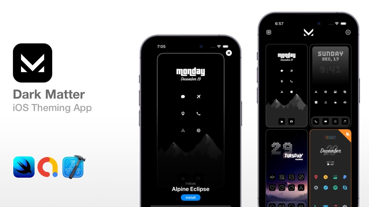 Dark Matter - The Ultimate iOS Theme App Built with SwiftUI & Firebase | Full Source Code Available
