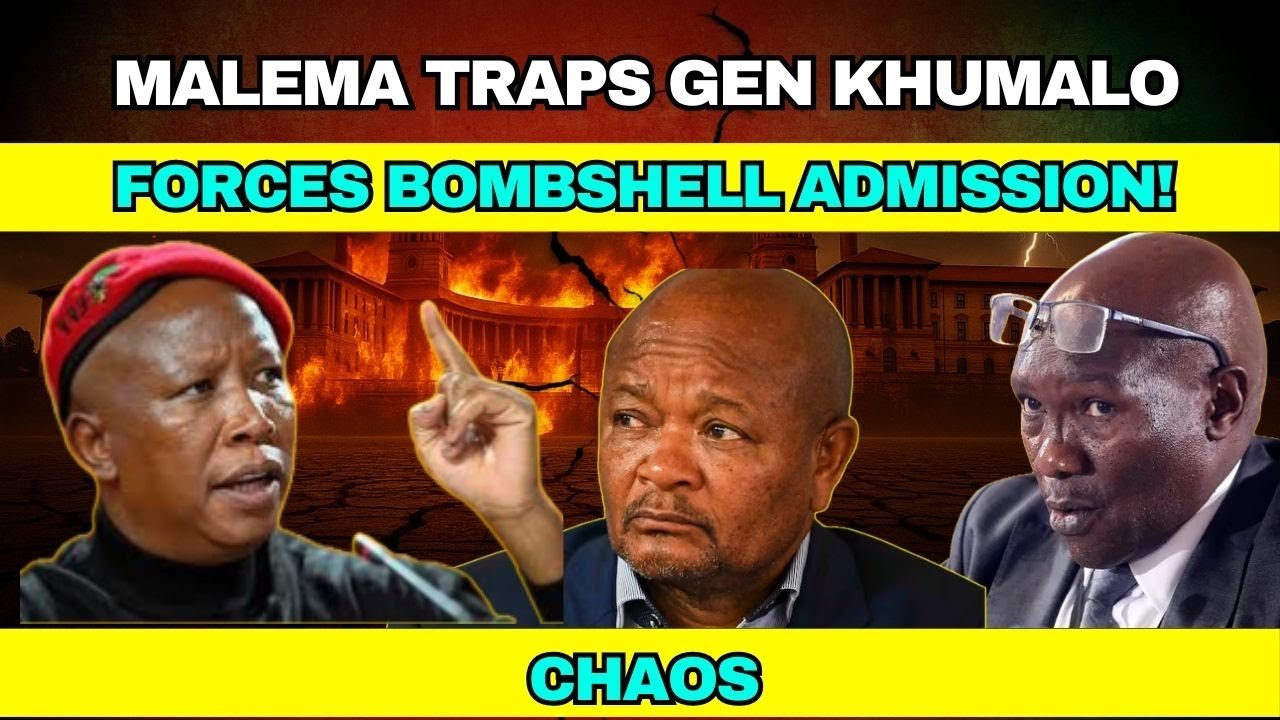 Julius Malema TRAPS Gen Khumalo-FORCES Bombshell Admission!