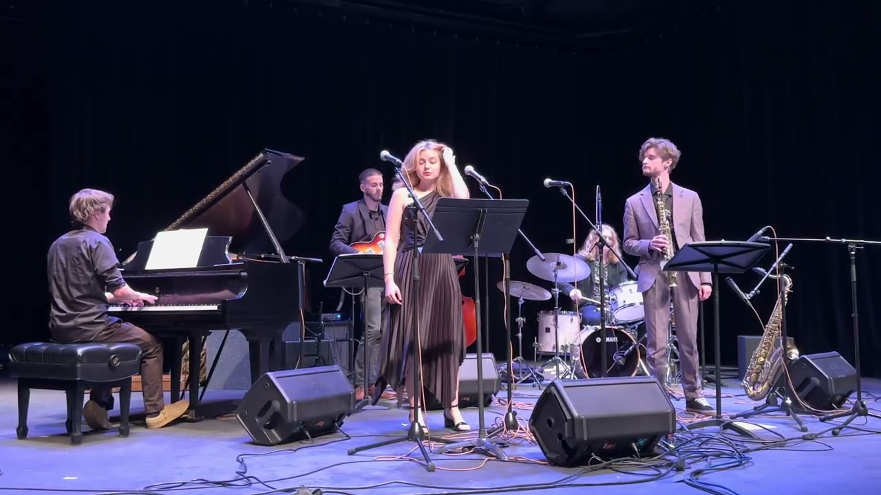 Madeline Rose and the Westminster University Jazz Band. 