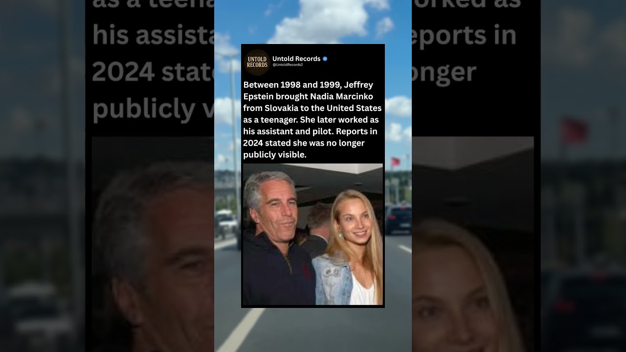 Between 1998 and 1999, Jeffrey Epstein brought Nadia Marcinko