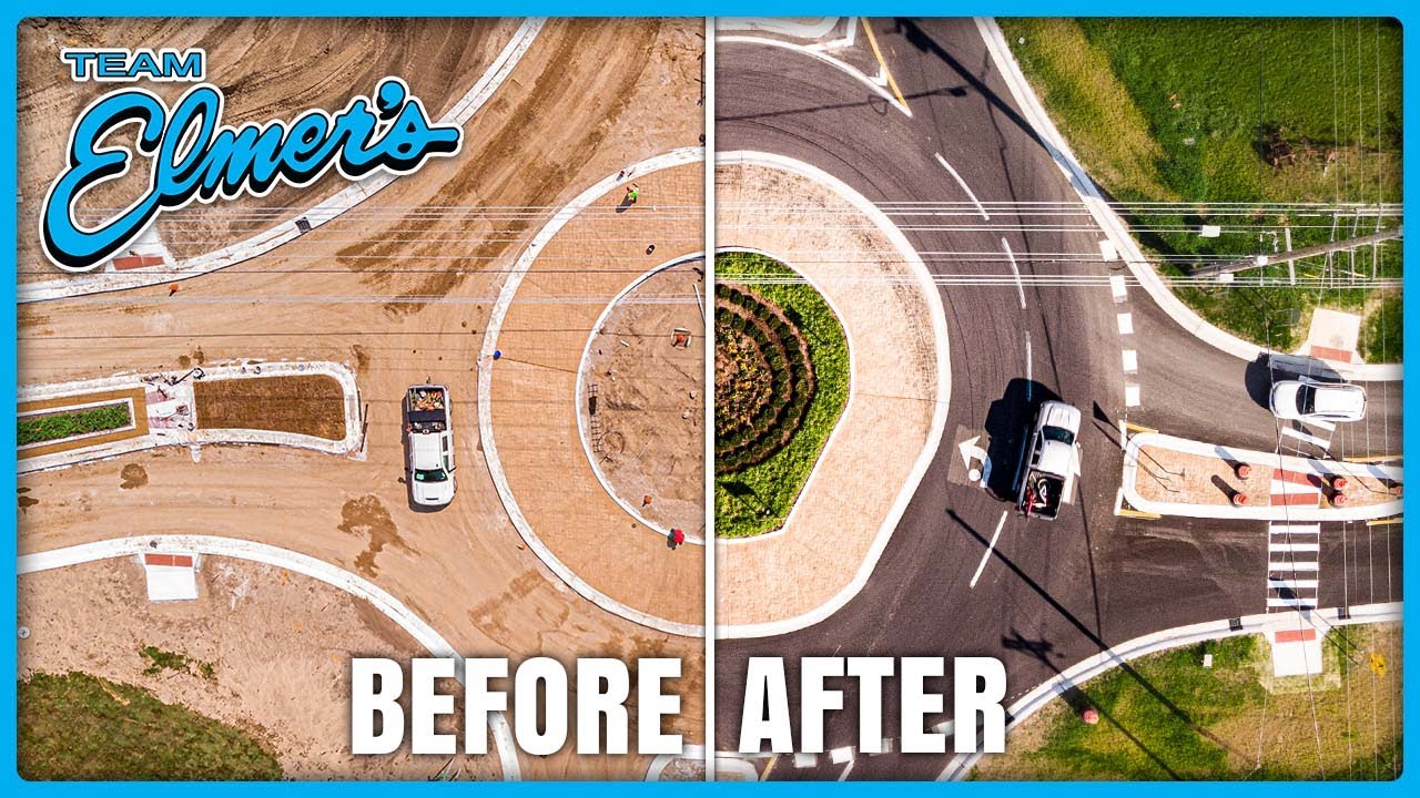 Building the 4 Mile Roundabout | Full Timelapse