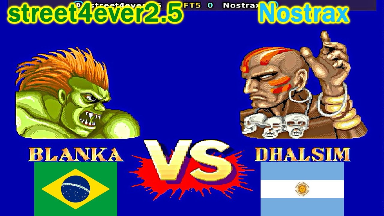 Street Fighter II': Champion Edition - street4ever2.5 vs Nostrax FT5