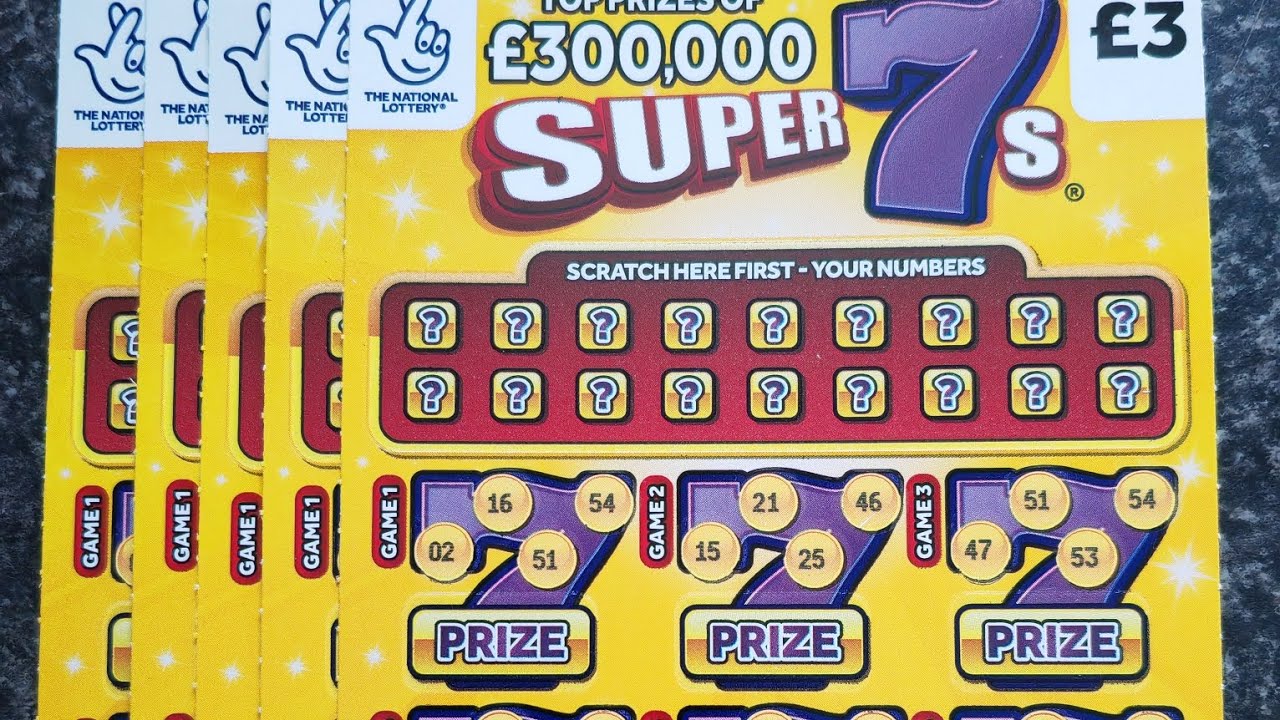 New super 7s scratch cards £15 in play
