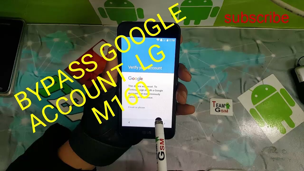 Bypass Google Account LG M160 FRP Lock