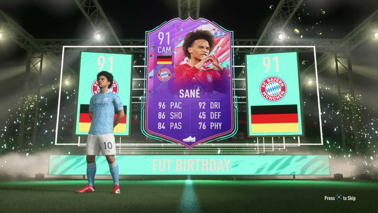 FIFA 21 FUT Birthday San&eacute; Throwback Pack Opening