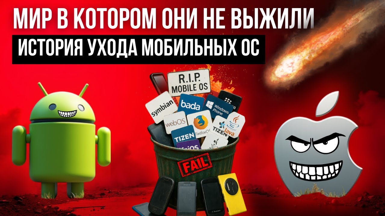 Почему исчезли лучшие мобильные ОС? Symbian, Maemo, Windows Phone и другие - история их провала