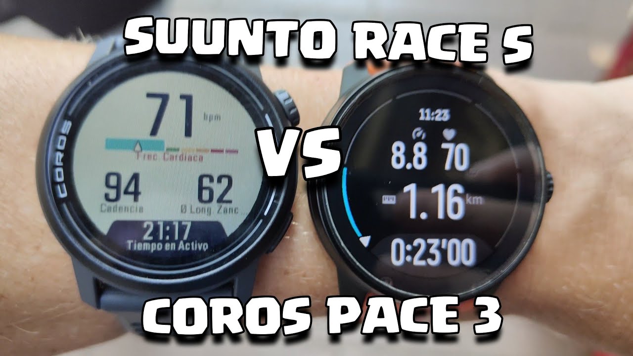 SUUNTO RACE S VS COROS PACE 3 🔥 ¿cuál es mejor? comparativa