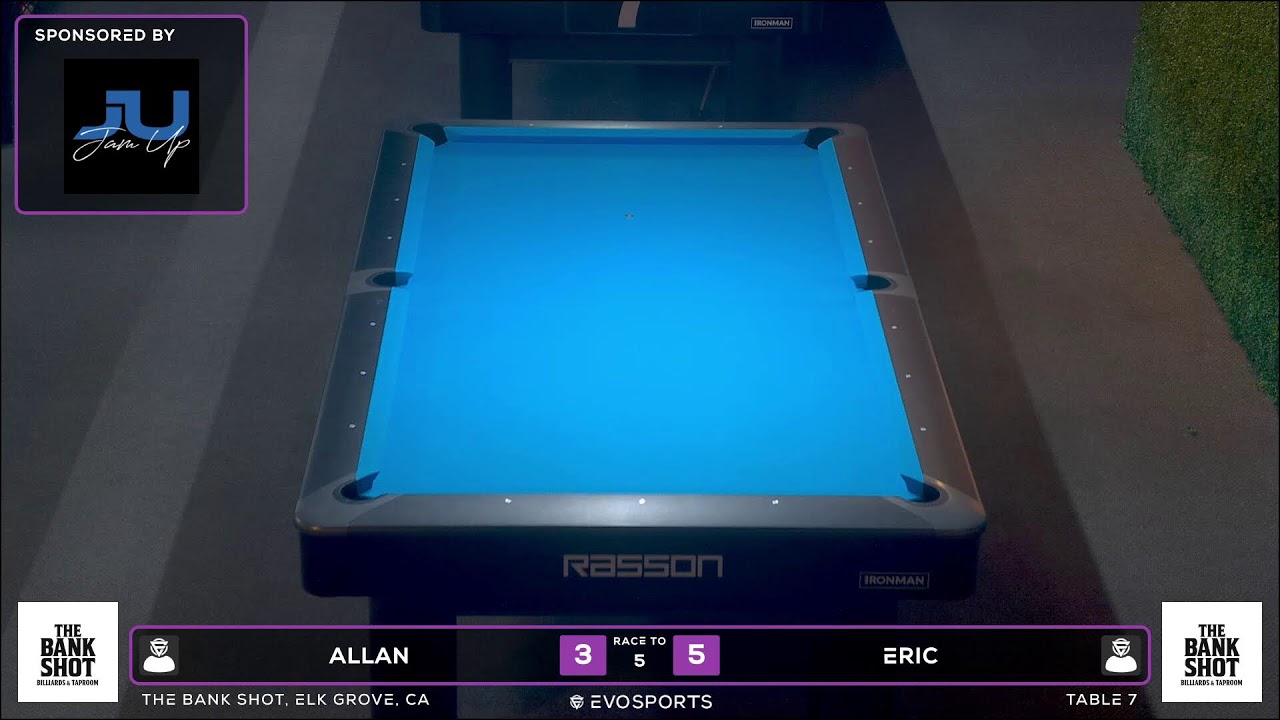 ALLAN vs ERIC - THE BANK SHOT - TABLE 7 | EvoSports