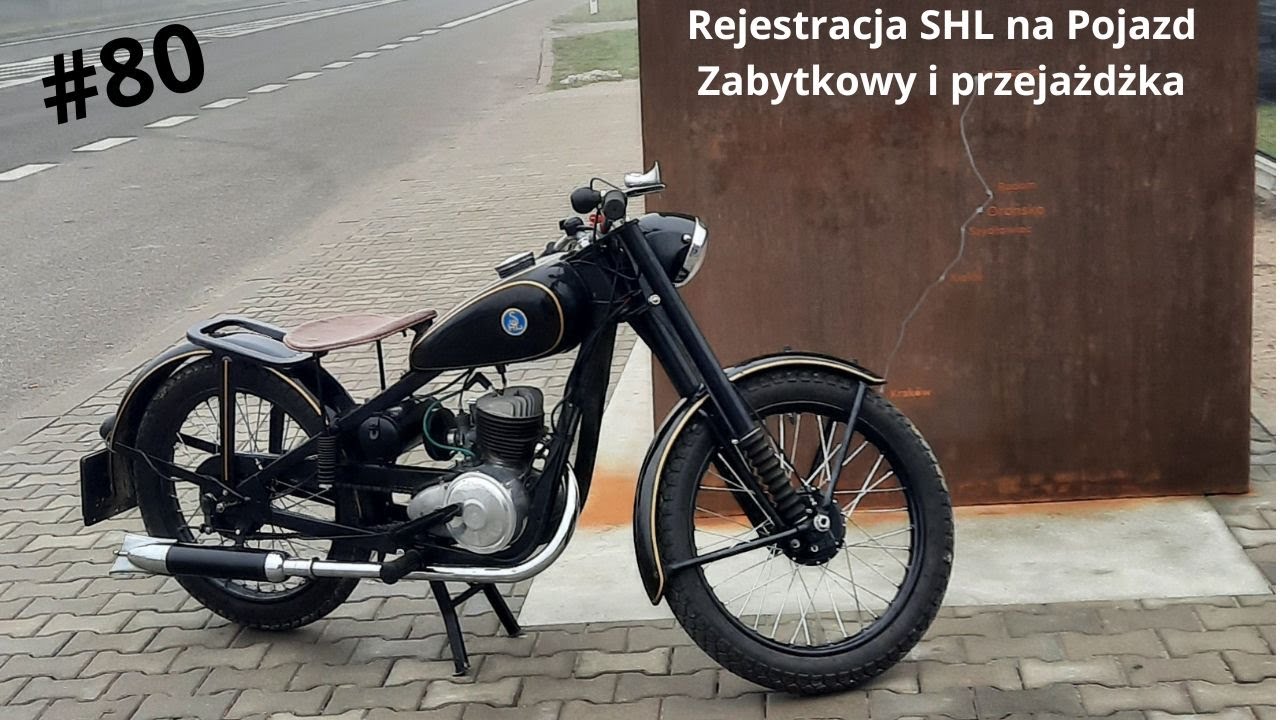 Jak zarejestrować SHL na motocykl zabytkowy i przejadzka #80 #jagopodroze