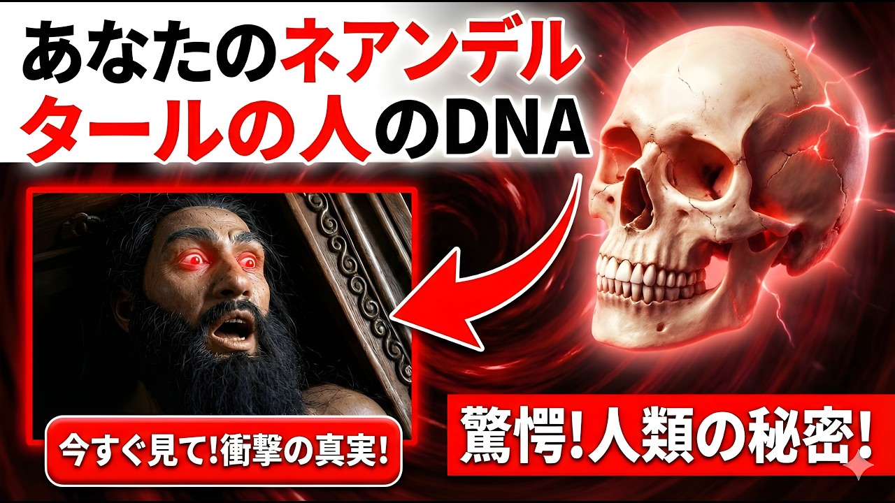 なぜネアンデルタール人のDNAは“あなた”の中に生き残り、他では消えたのか 🧬