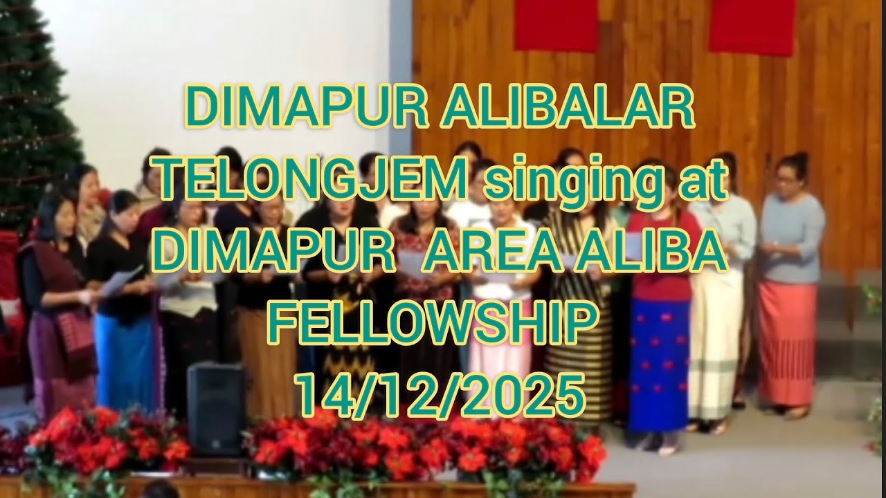 DIMAPUR ALIBALAR TELONGJEM singing at DIMAPUR AREA ALIBA FELLOWSHIP 