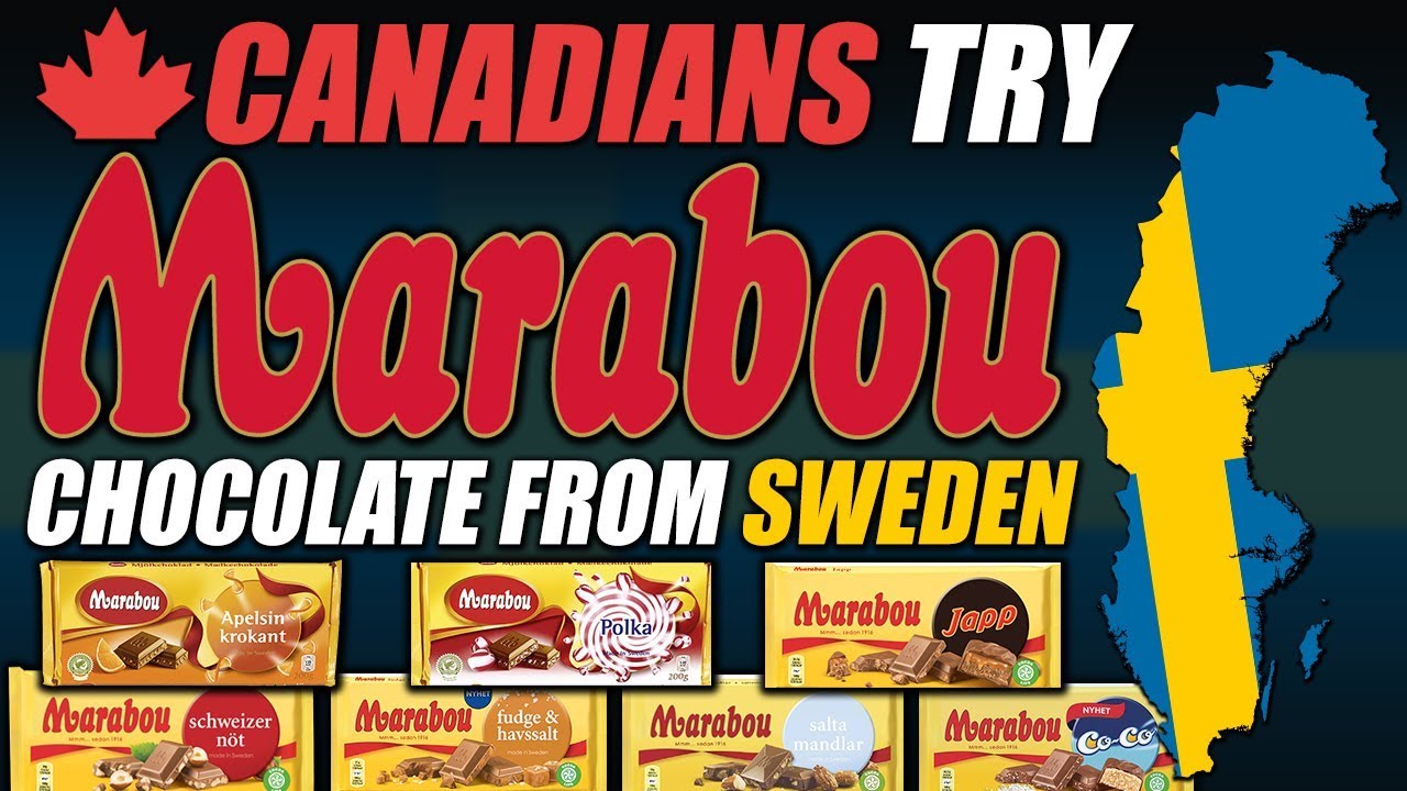 Canadians Try Marabou Chocolate From Sweden!