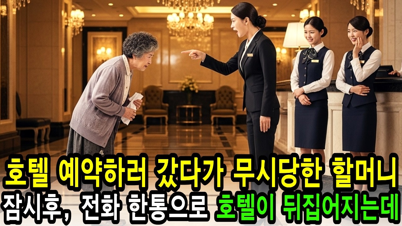 호텔에서 무시당하던 할머니는 8200억원 땅을 팔아버리는데..ㅣ사이다사연ㅣ오디오북