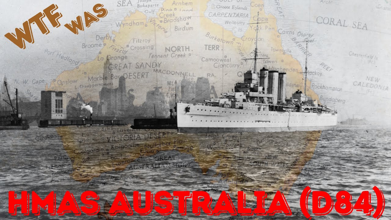 The Unbreakable Aussie: HMAS Australia (D84) , The Warship That Survived 6 Kamikaze Hits