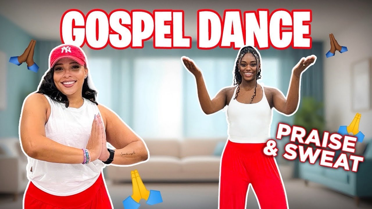 Beginner Gospel Dance Cardio Workout AT HOME| No Equipment, Full Body