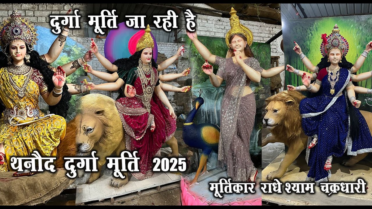 थानौद दुर्गा मूर्ति 2025 | Thanod Durga Murti 2025 | Radhe Shyam Chakradhari | Santu Dhurwe Vlogs