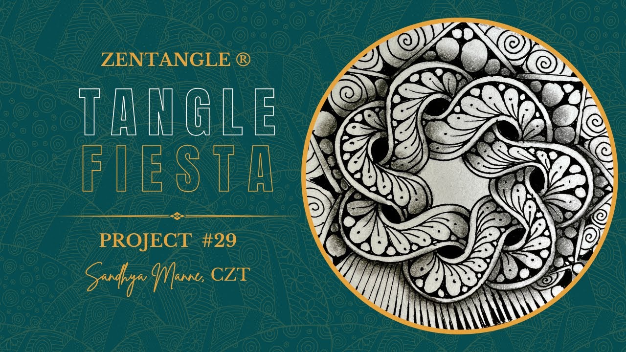 Tangles ICO, SCAPE, and FLUX SHELLA Tangle Fiesta #29