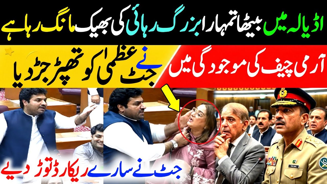 Mubeen Jutt vs Uzma Bukhari in Parliament | Imran Khan&rsquo;s Tiger Speech Goes Viral