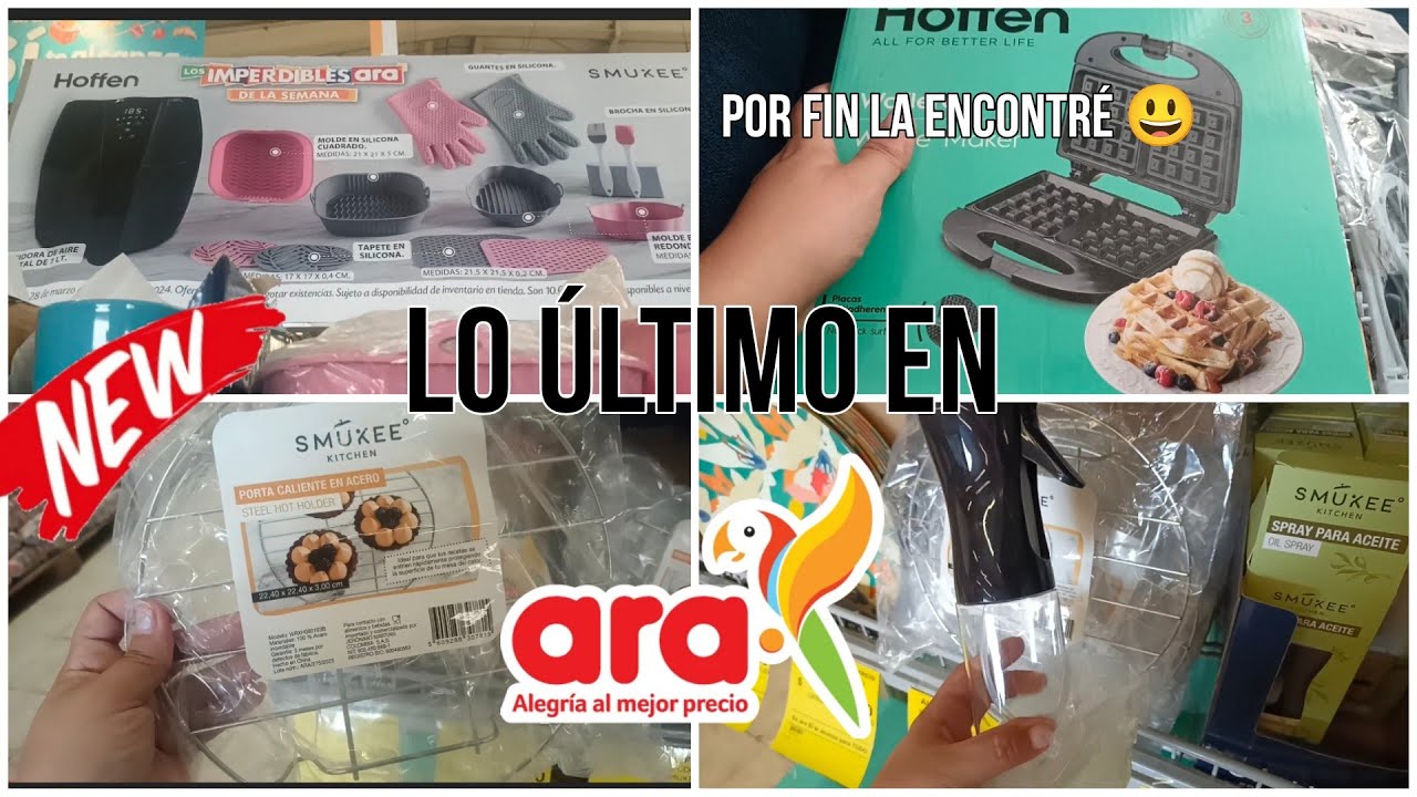 NO TE PIERDAS LO ULTIMO EN TIENDAS ARA 🦜 PARA TU COCINA 👌#tiendasara #dollarcity #airfryer