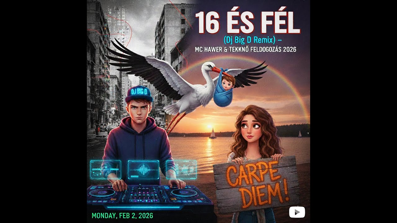 16 ÉS FÉL (Dj Big D Remix) – MC Hawer & Tekknő Feldolgozás 2026