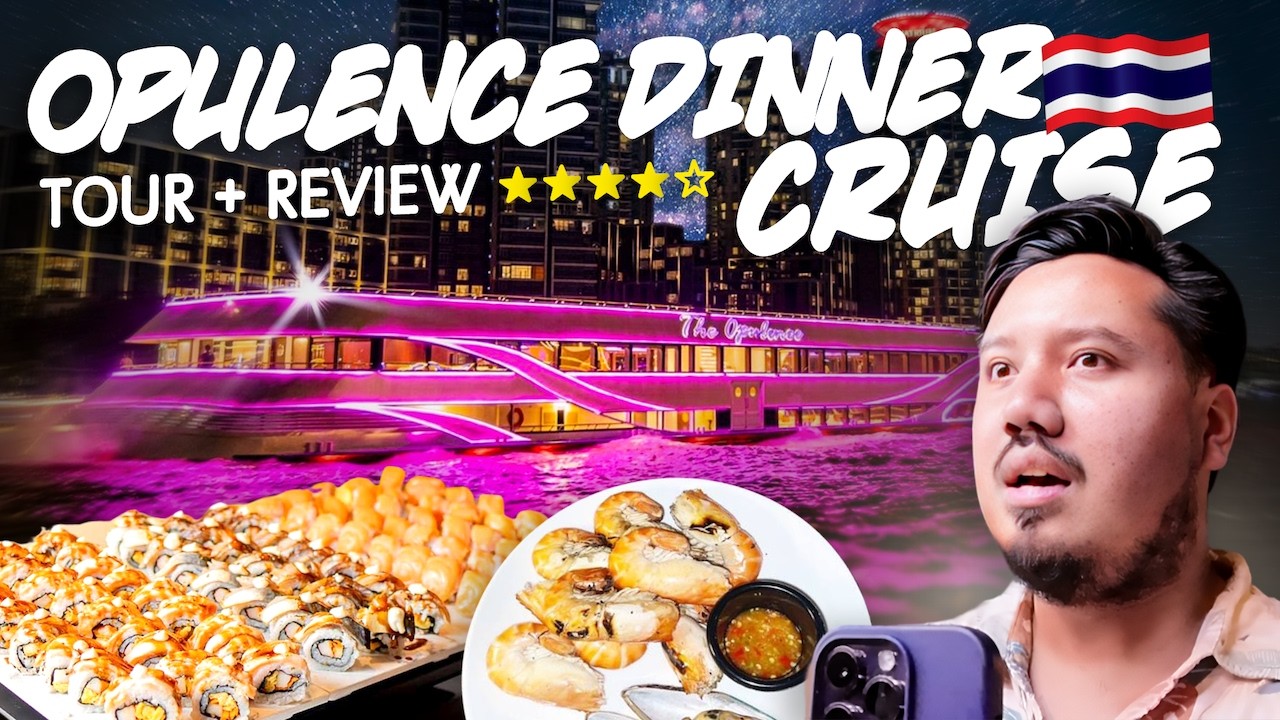 Opulence Chao Phraya Dinner Cruise in Bangkok - Tour + Review! 🇹🇭