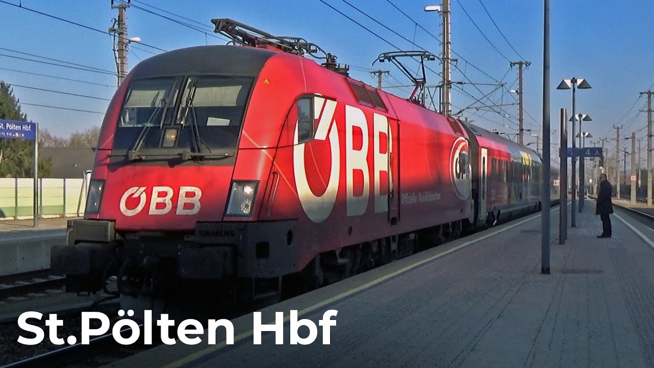 Osterreichisch Züge Vlog #31 - St.Pölten Hbf 07.02.2023