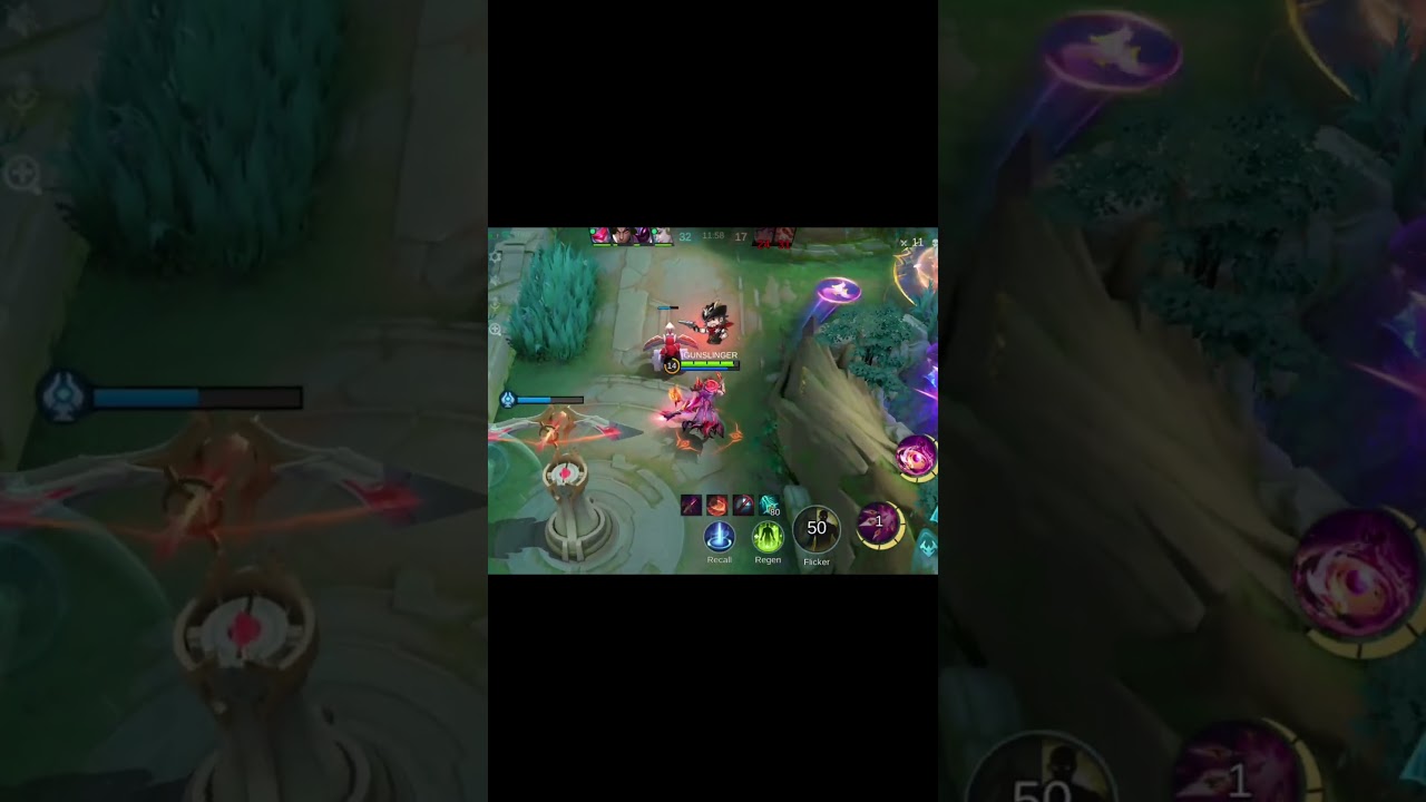 CLINT GONE WILD IN THE LAND OF DAWN! #shorts #clint #mobilelegends #gunslingerclint