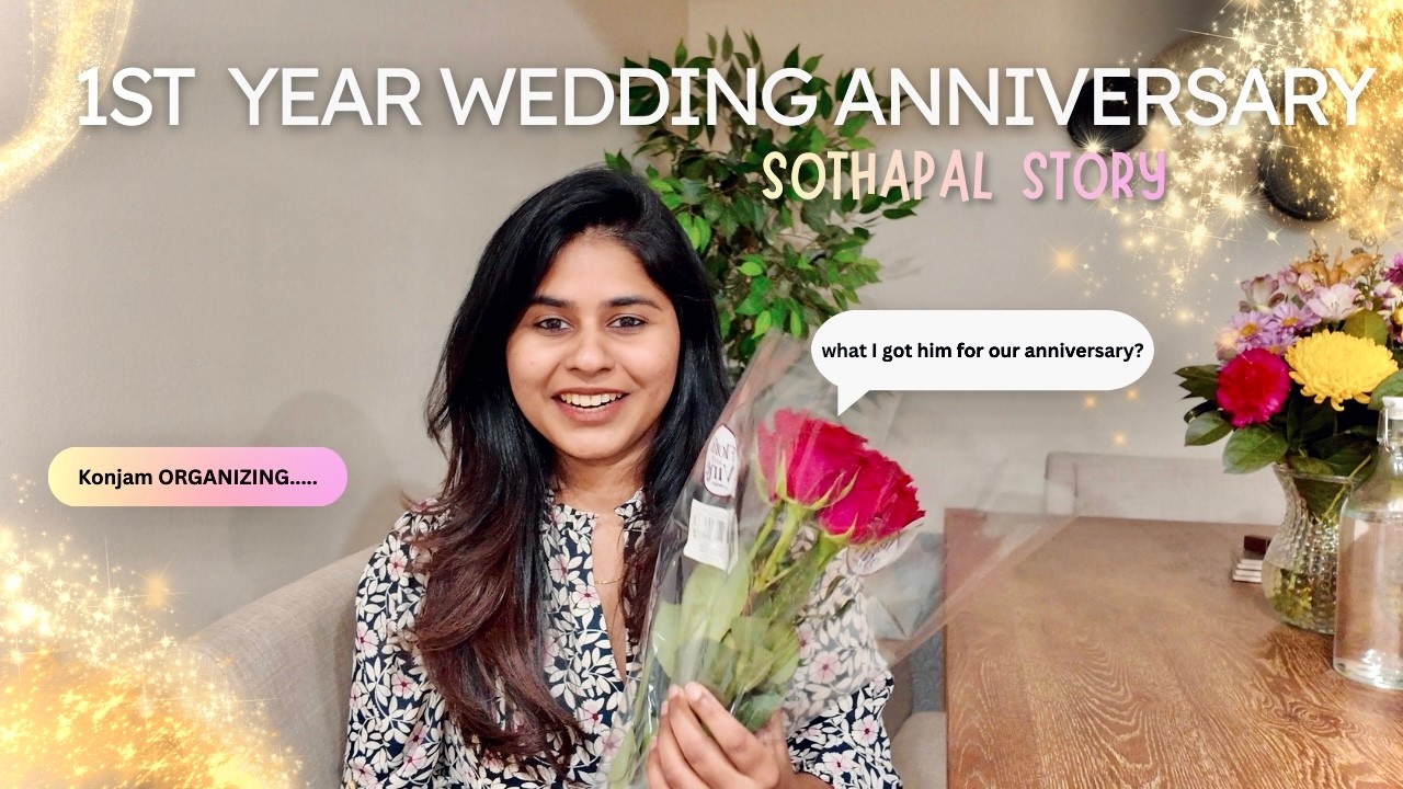 1st Year Wedding Anniversary Sothapal Story | Grocery Restocking & Organizing | @Shalinni Sivakumar
