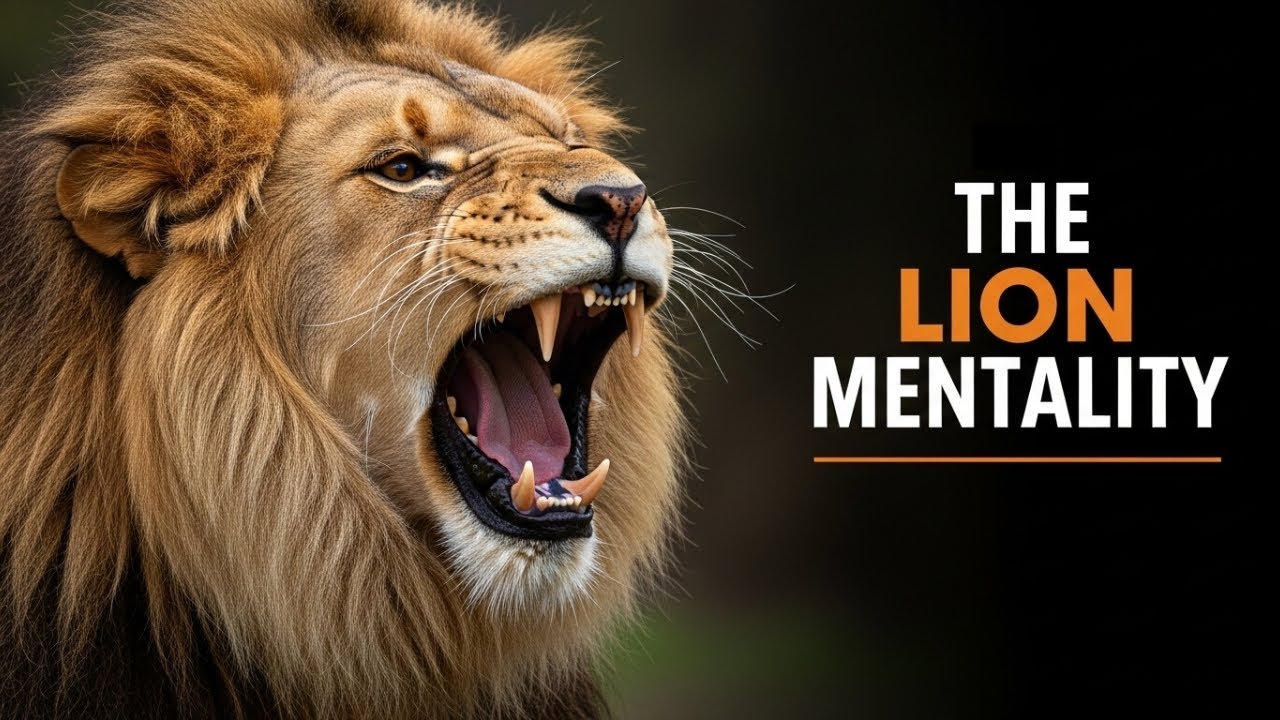 The Lion Mentality | A Cinematic Motivational Speech on Courage, Strength & Self-Belief #lion