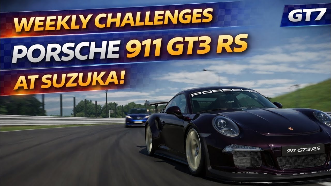 GT7 Weekly Challenges | Porsche 911 GT3 RS at Suzuka | Pure Precision
