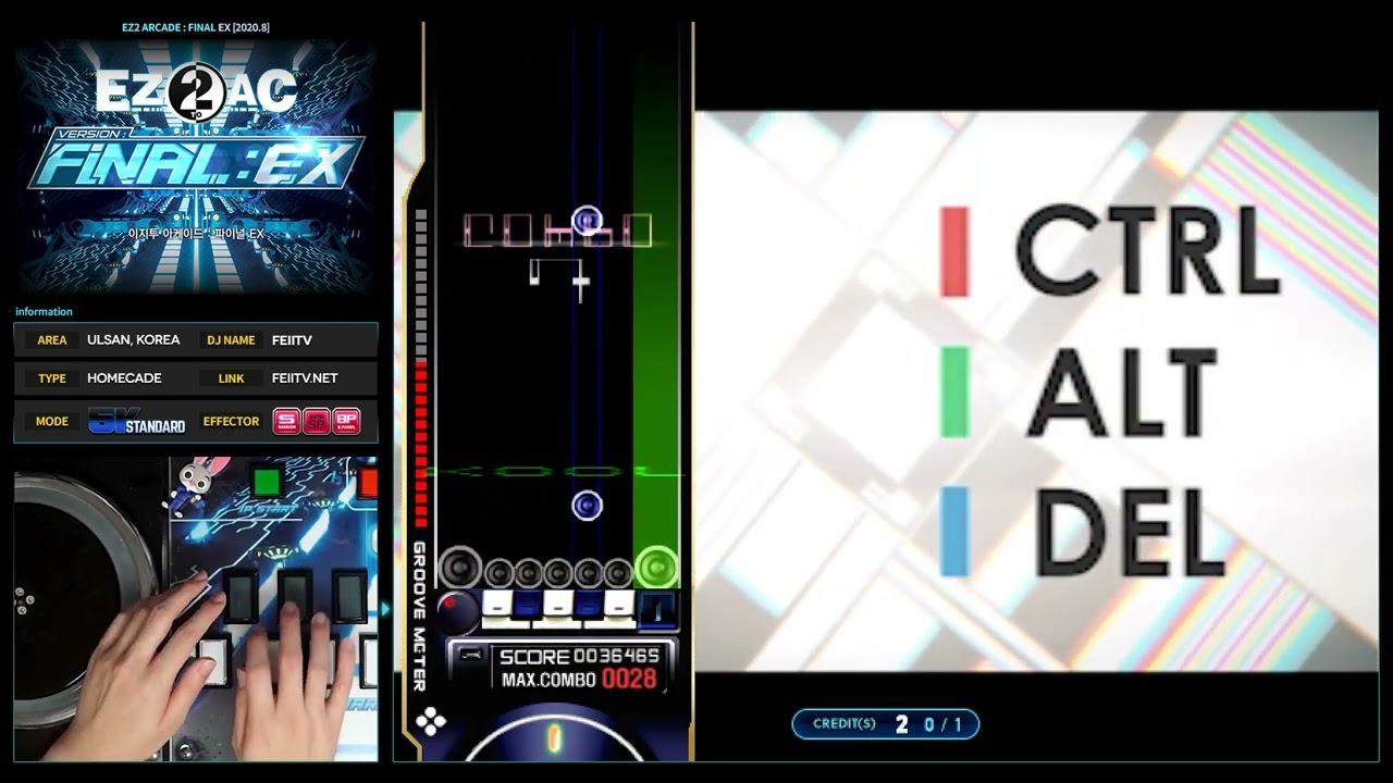 [EZ2AC : FNEX] 5K (💀) Ctrl + Alt + Del [EX][Super Random]