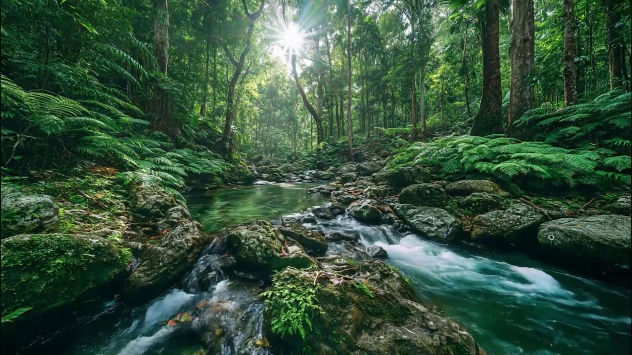 Smooth River Flow Sleep Ambience Creating Balanced and Restful Calm