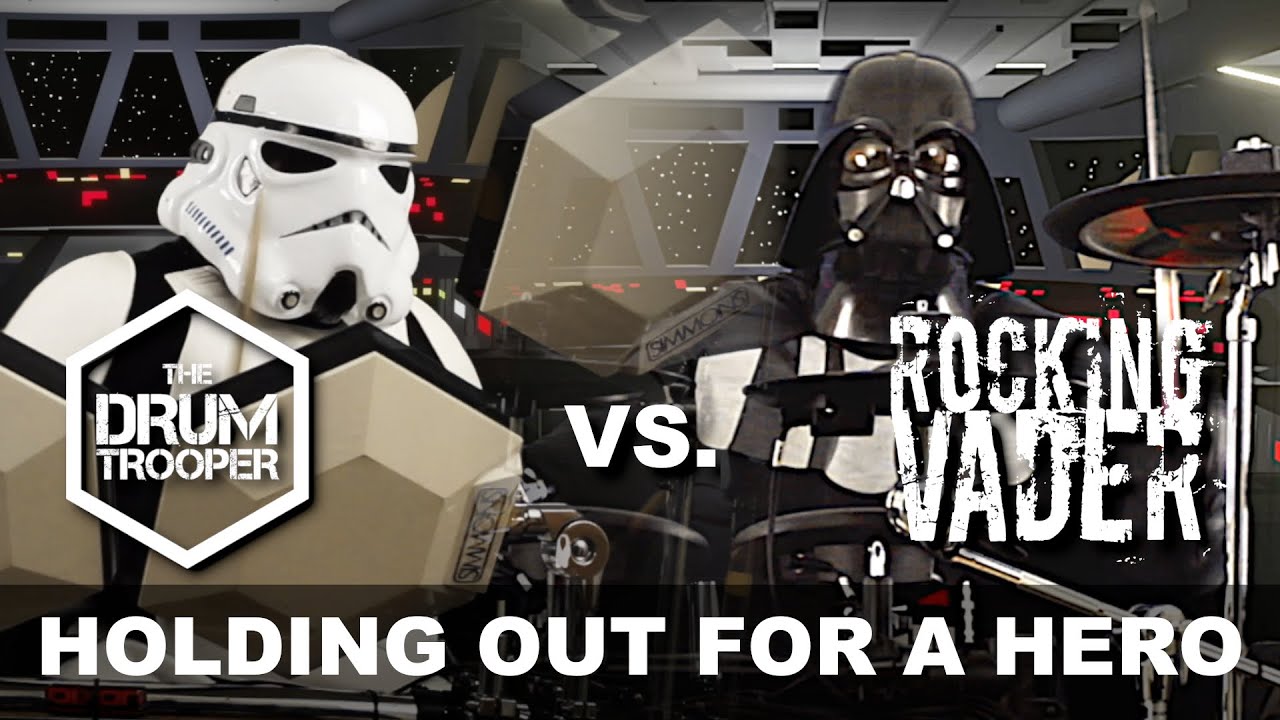 Bonnie Tyler - Holding Out For A Hero | Drum Cover by Rocking Vader & The Drumtrooper