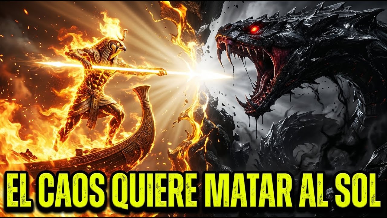 RA vs APEP:  La Batalla Eterna por el Sol | El Caos que Intenta Matar la Luz Cada Noche