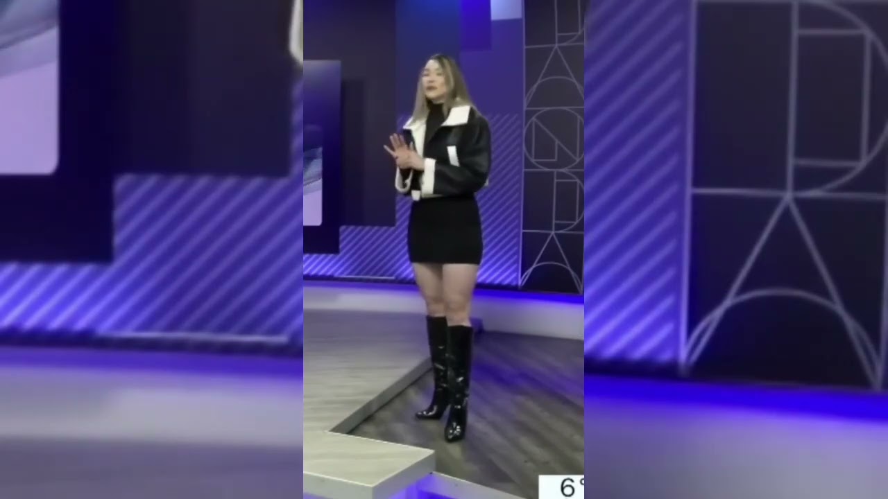 Linda presentadora del clima 007
