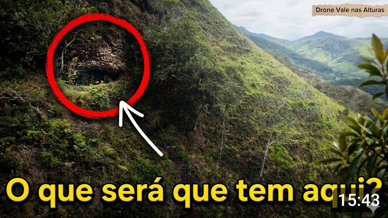 ENCONTREI UM  BURACO MISTERIOSO NO PAREDÃO DE ROCHA!