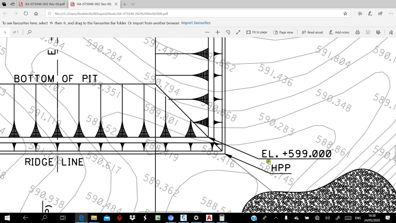 تطبيق عملي على Features lines& Grading