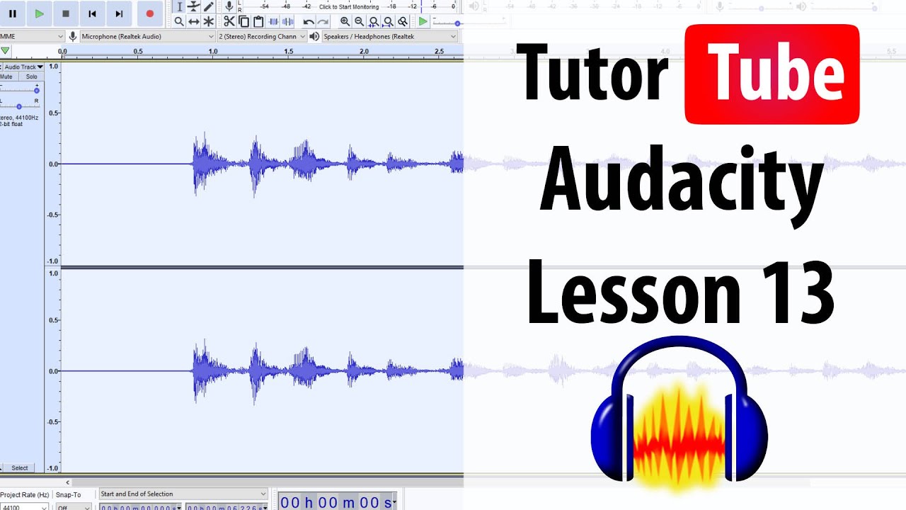 Audacity Tutorial - Lesson 13 - Recording in Separate Track or Same Track