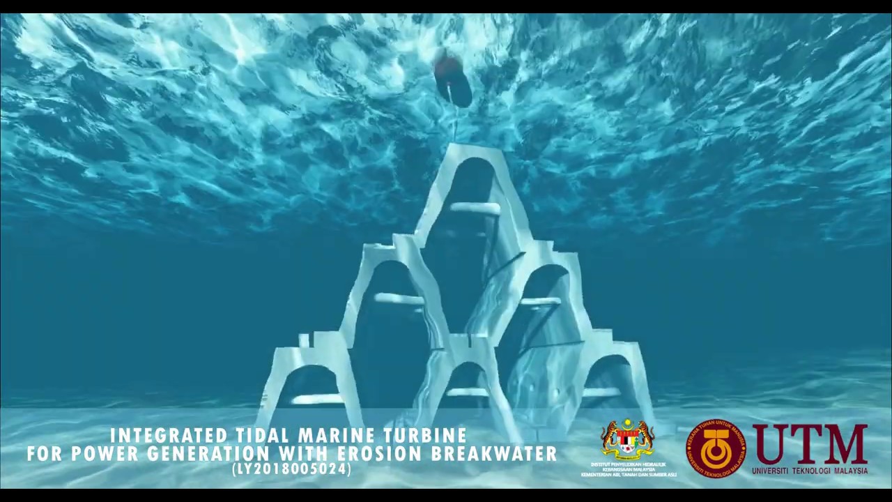 Integrated Tidal Marine Turbine with Erosion Breakwater (N4BERS)