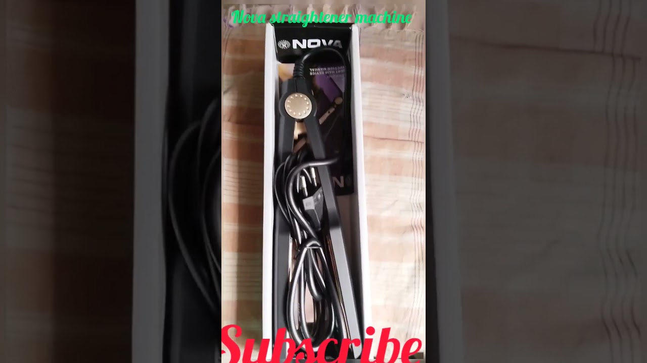 Nova hair straightener unboxing #unboxing #novahairstraightner #viralvideo #subscribe #1ksubscriber