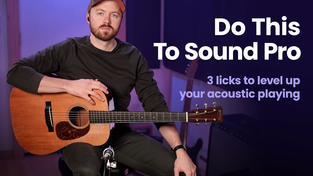 3 Licks To Level Up Your Acoustic Playing