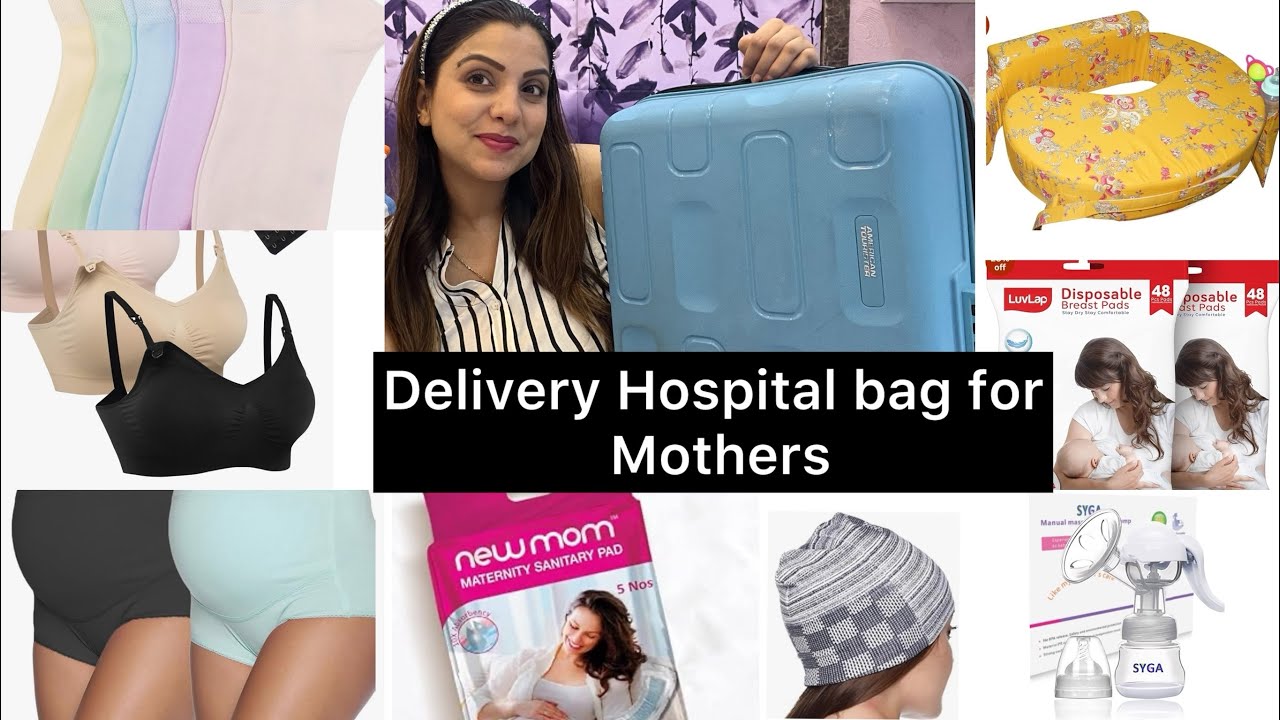 What to pack in hospital bag for mothers/Delivery essentials for mothers 