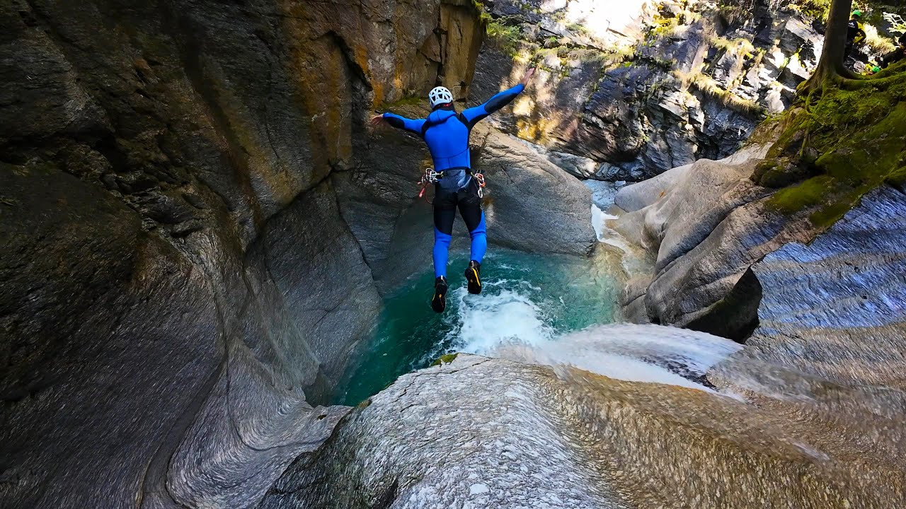 Canyoning in Switzerland - Val Combra, Malvaglia, Ticino