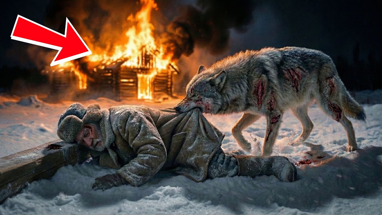 Все бежали от огня, но этот волк вернулся назад. То, что он сделал