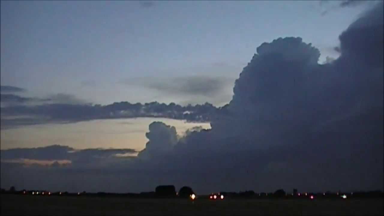 Timelapse LP Supercell the Netherlands, 5 August 2013