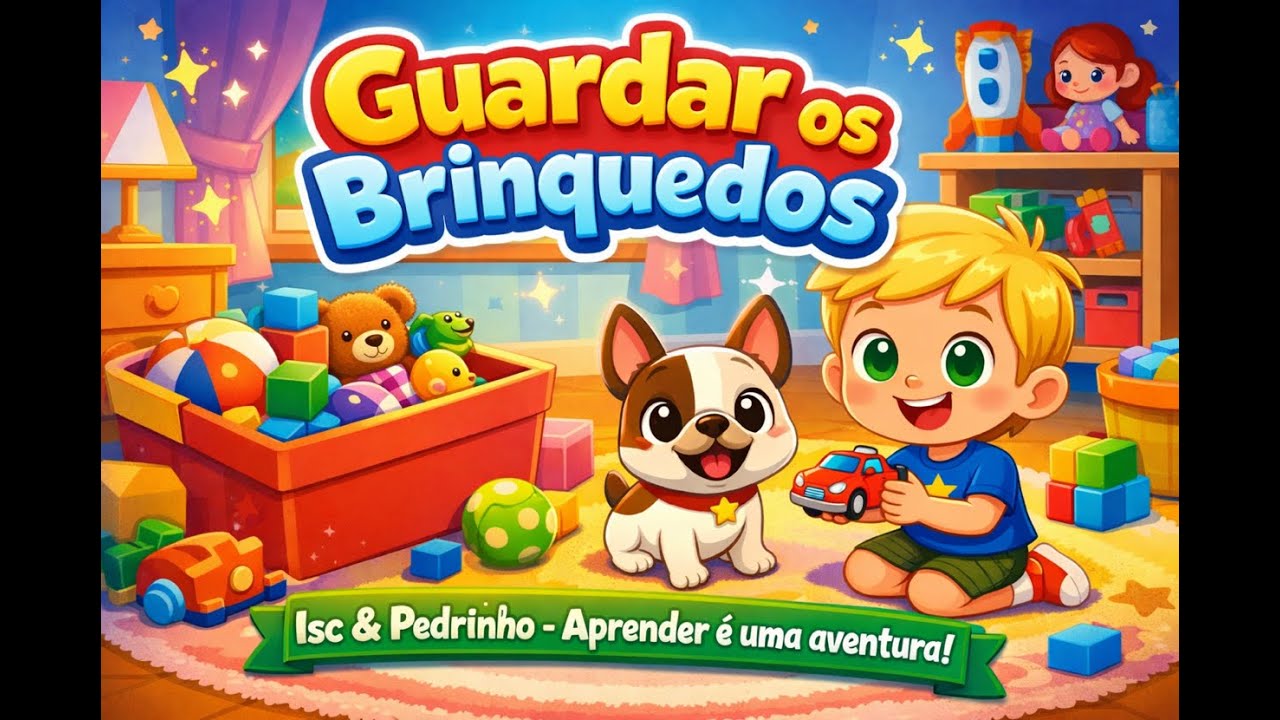 Guardar os Brinquedos com Isc & Pedrinho 🧸🎶 | Música Educativa Infantil | Organização