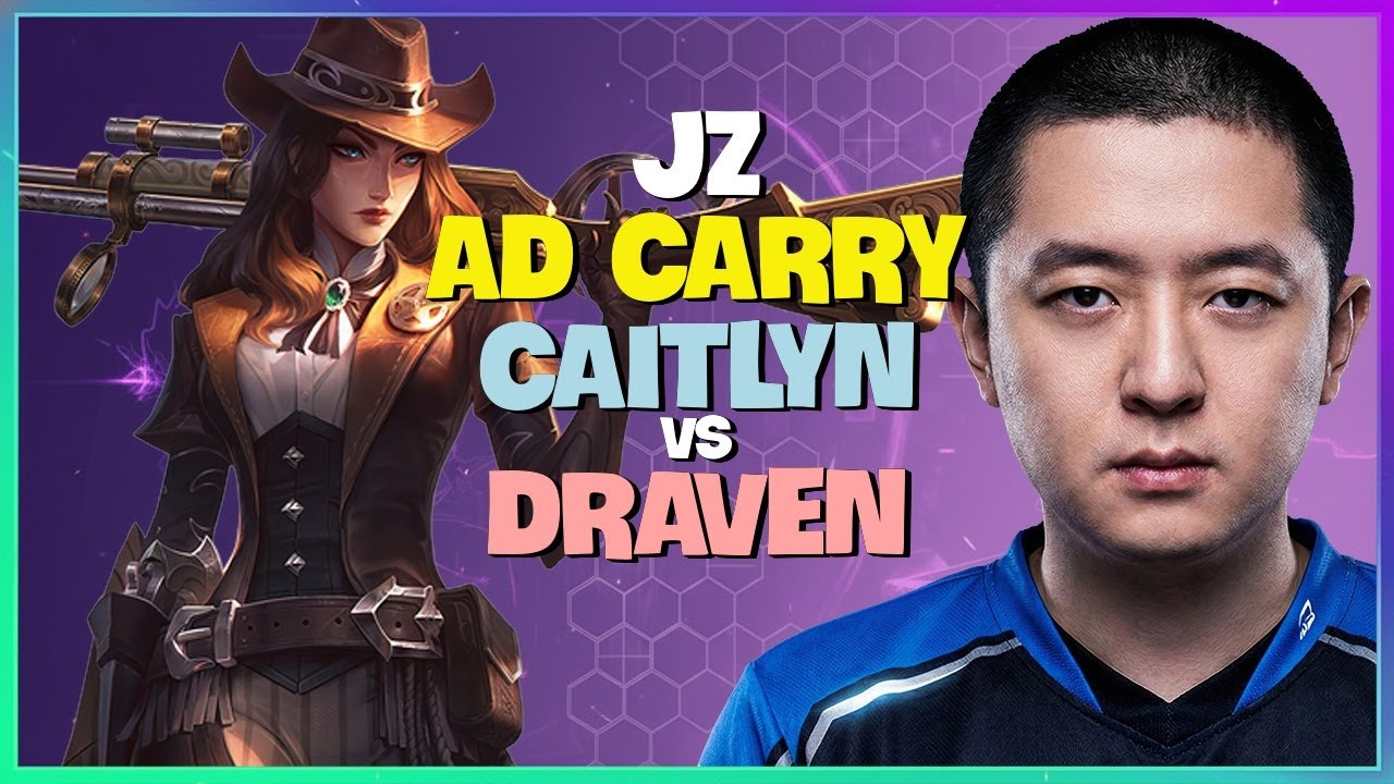 Challenger Caitlyn : This Dude is WRECKING Draven With INSANE Kiting - Engsub