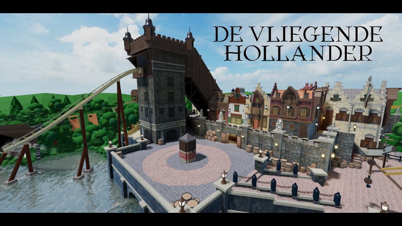 Roblox tpt2 Efteling de vliegende hollander onride (met nieuwe scene)