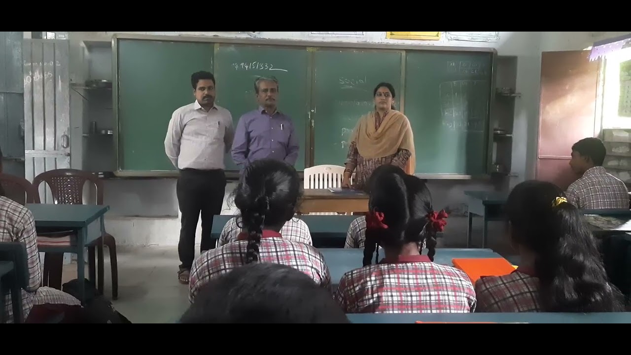 Navodaya entrance exam awareness campaign in govt schools for 10th class